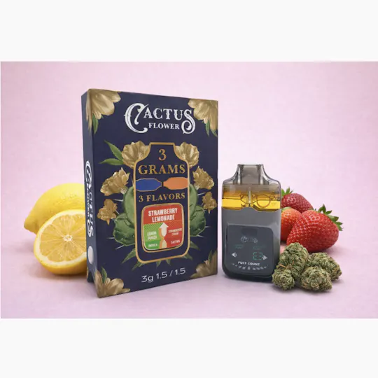 Cactus Flower - Cactus Flower | Strawberry Lemonade | Disposable | 3g - 1