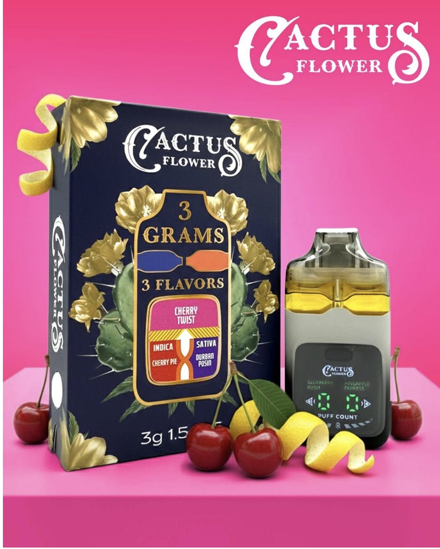 Cactus Flower - Cactus Flower | Cherry Twist | Disposable | 3g - 1