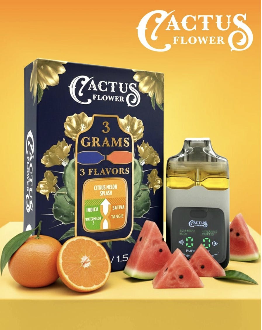 Cactus Flower - Cactus Flower | Citrus Melon Splash | Disposable | 3g - 1