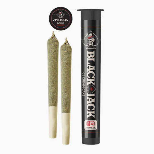 BLACK JACK - Blackjack | Cream Cake | Joints | 1.2g each | 2pk - 1