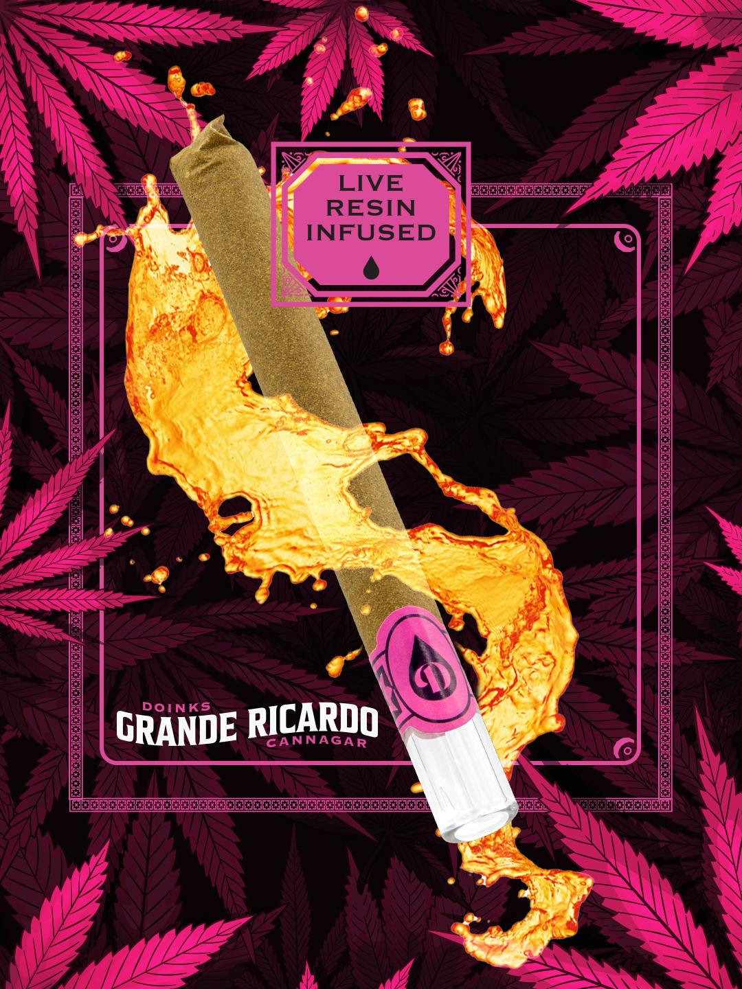 Doinks (CO) - Grande Ricardo | Live Resin Infused | Cannagar Blunt | 2.5g - 1