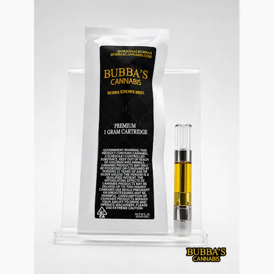 Bubba's Cannabis - Bubba's Cannabis | Blueberry Kush | Cartridge | 1g - 1
