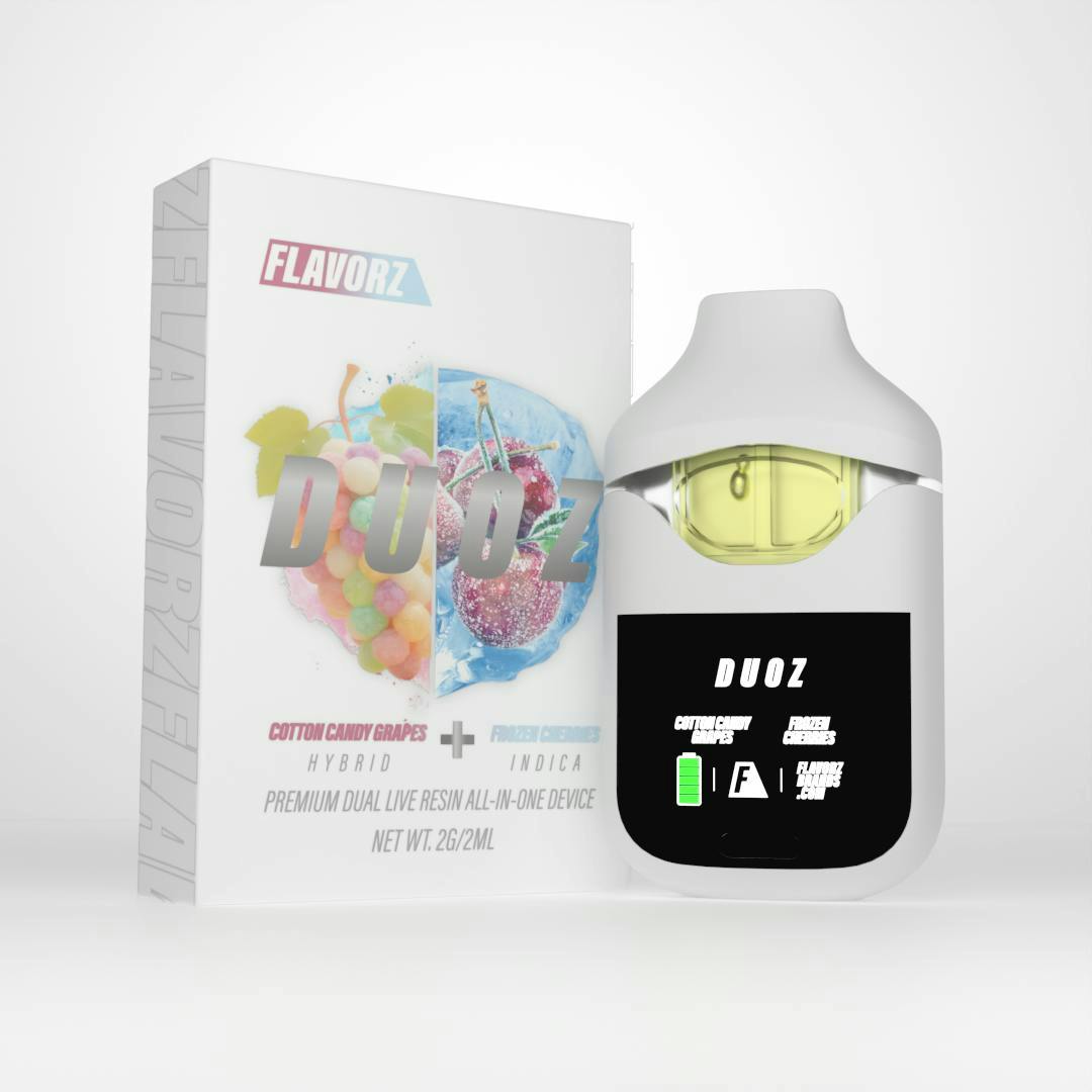 FLAVORZ - Flavorz | Cotton Candy Grapes + Frozen Cherries | Disposable | 2g - 1