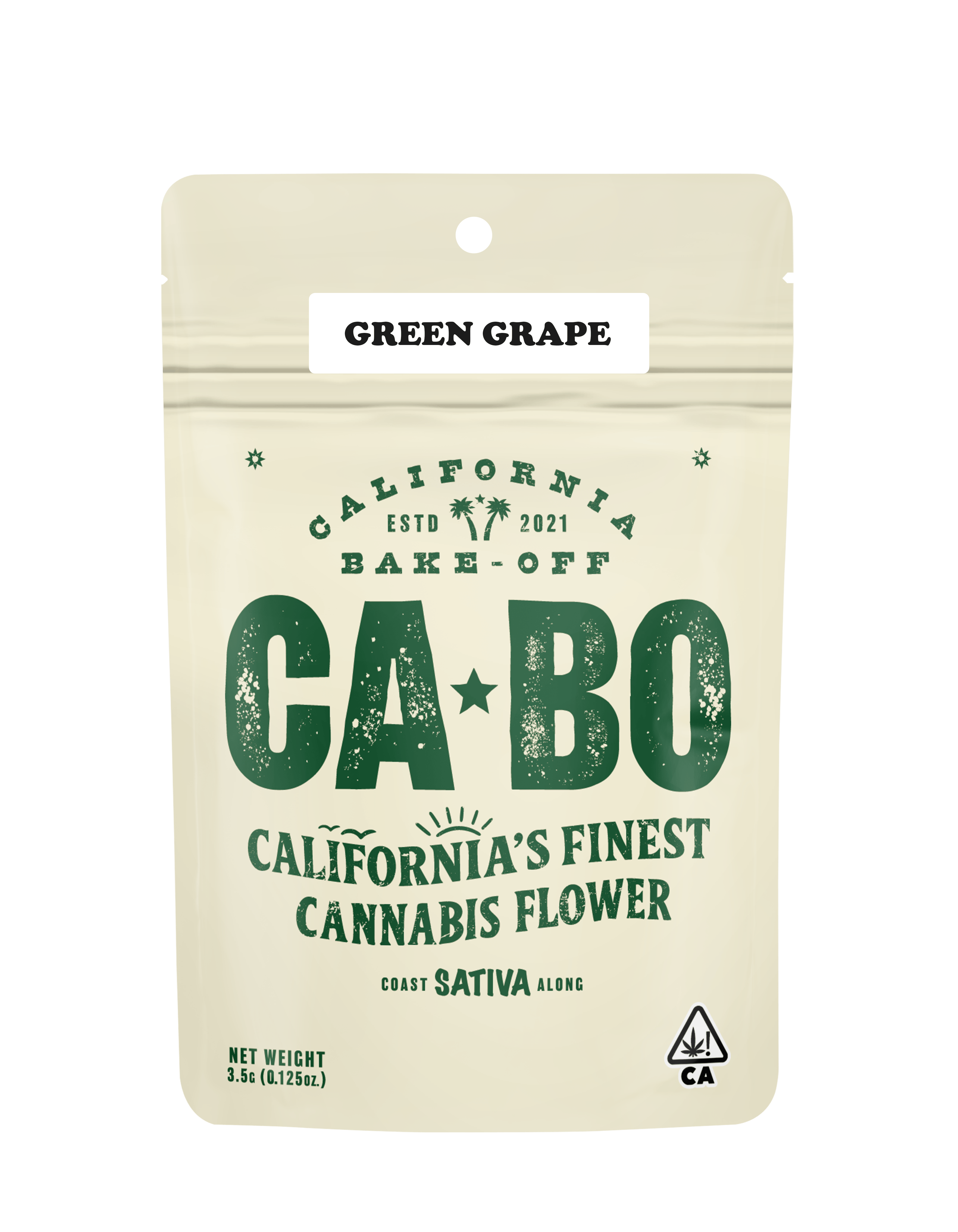 CABO - CABO 3.5g Flower - Green Grape - Sativa - 1