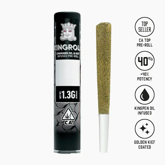 Kingroll - Kingroll Original | Larry OG x Granddaddy Purple | Infused Joint | 1.3g - 1