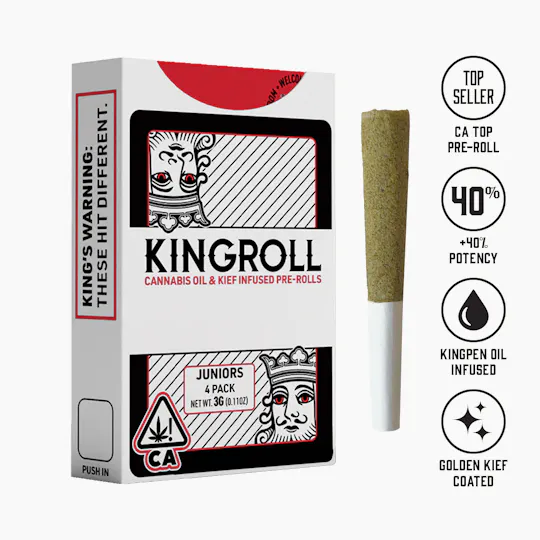 Kingroll - Kingroll | Mimosa x Jilly Bean | Infused Joints | 1.3g each | 4pk - 1