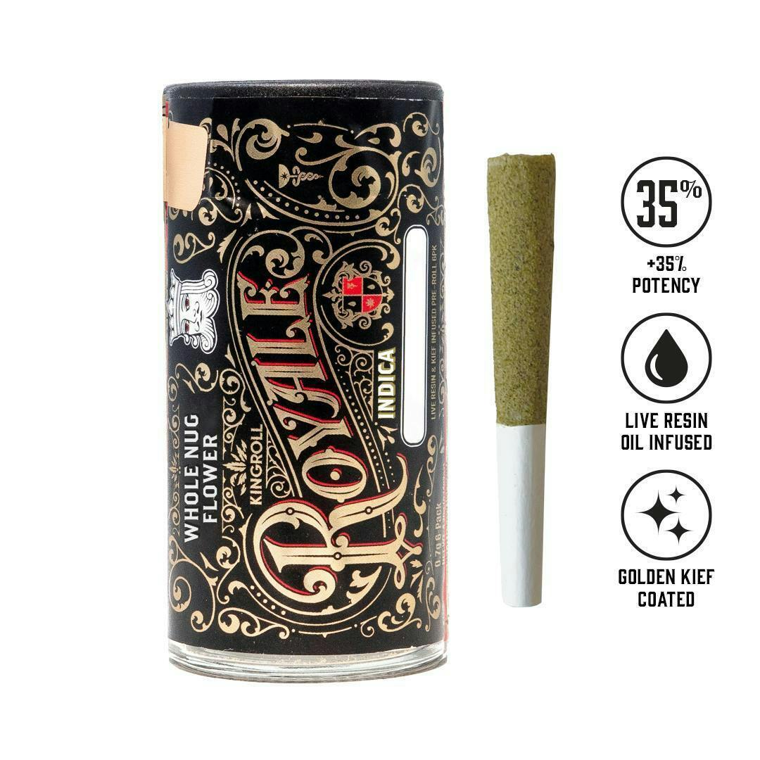 Kingroll - Kingroll Royale | Papaya | Infused Joints | 0.7g each | 6pk - 1