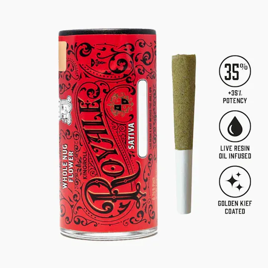 Kingroll - Kingroll Royale | Super Lemon Haze | Infused Joints | 0.7g each | 6pk - 1