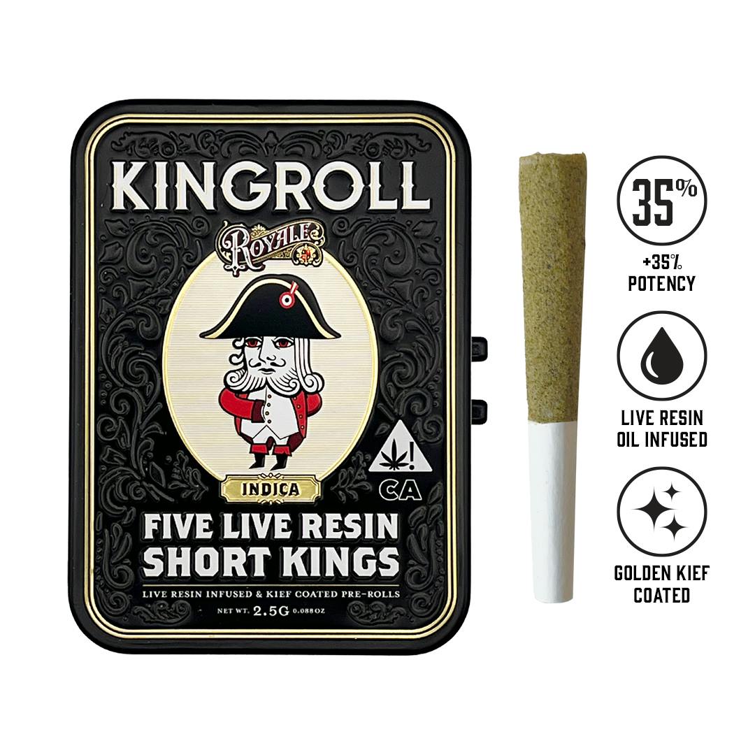 Kingroll - Kingroll Royale | Papaya | Infused Minis | 0.5g | 5pk - 1