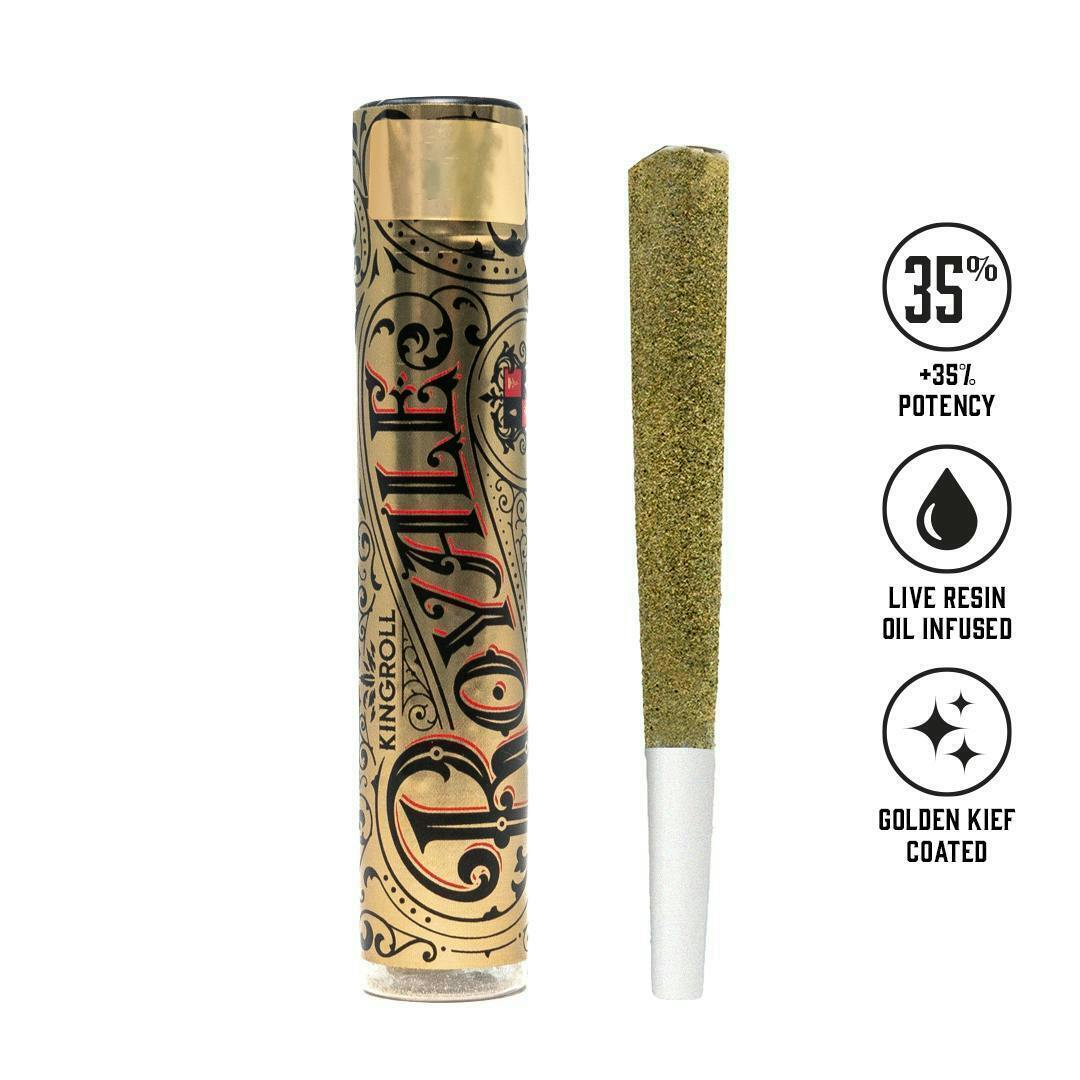 Kingroll - Kingroll Royale | Death By Rainbow | Infused Joint | 1.3g - 1