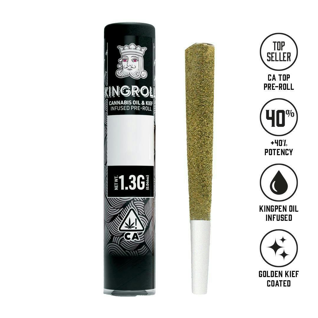 Kingroll - Kingroll | Lava Cake x Granddaddy Purple | Infused Joint | 1.3g - 1