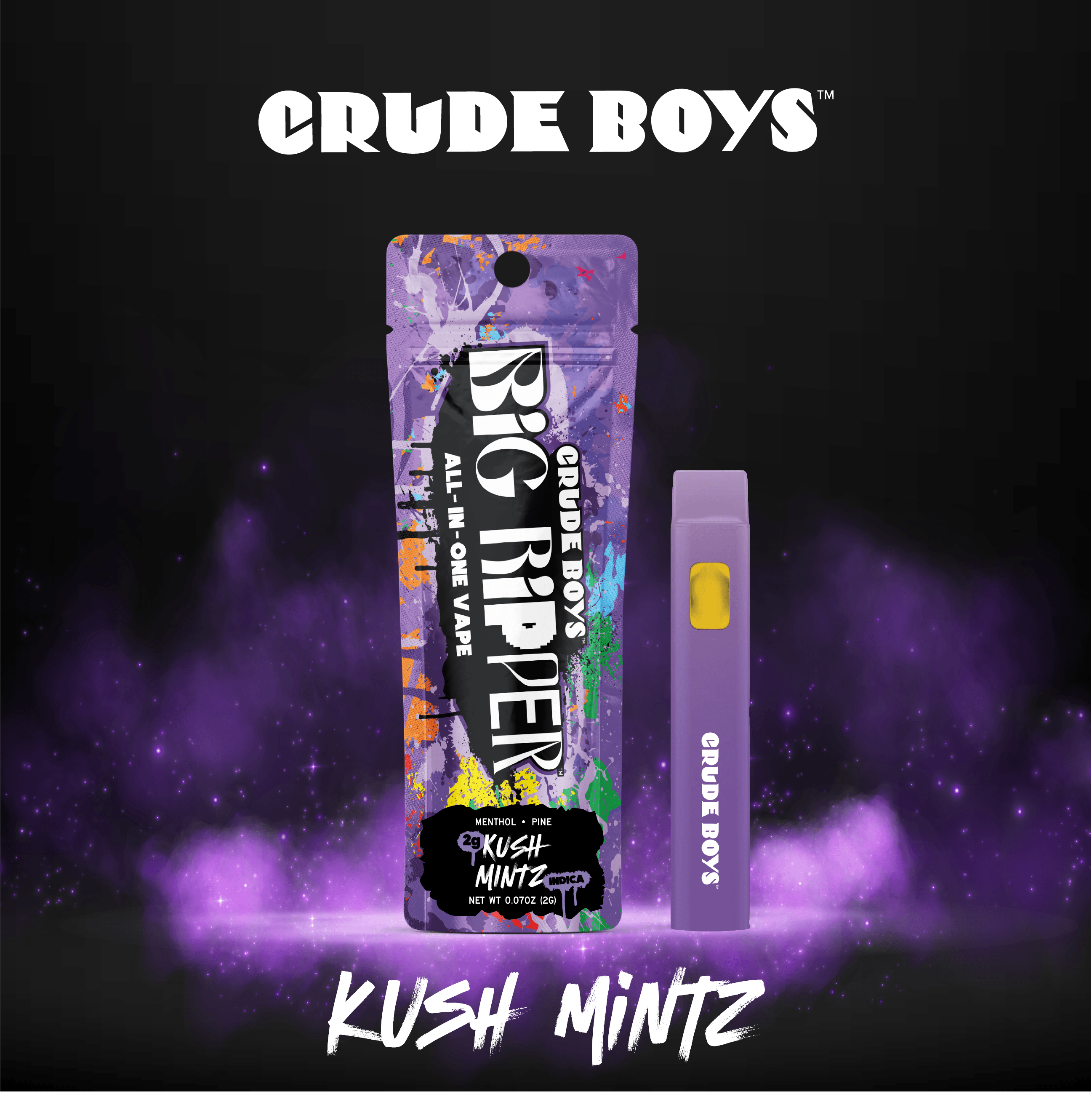 Crude Boys Concentrates - Crude Boys Concentrates | Kush Mintz | Disposable | 2g - 1
