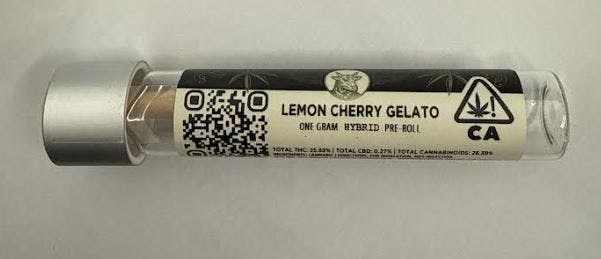 Lowell Farms - LOWELL Single Pre Roll, Hybrid, Lemon Cherry Gelato, (SS) 1G - 1