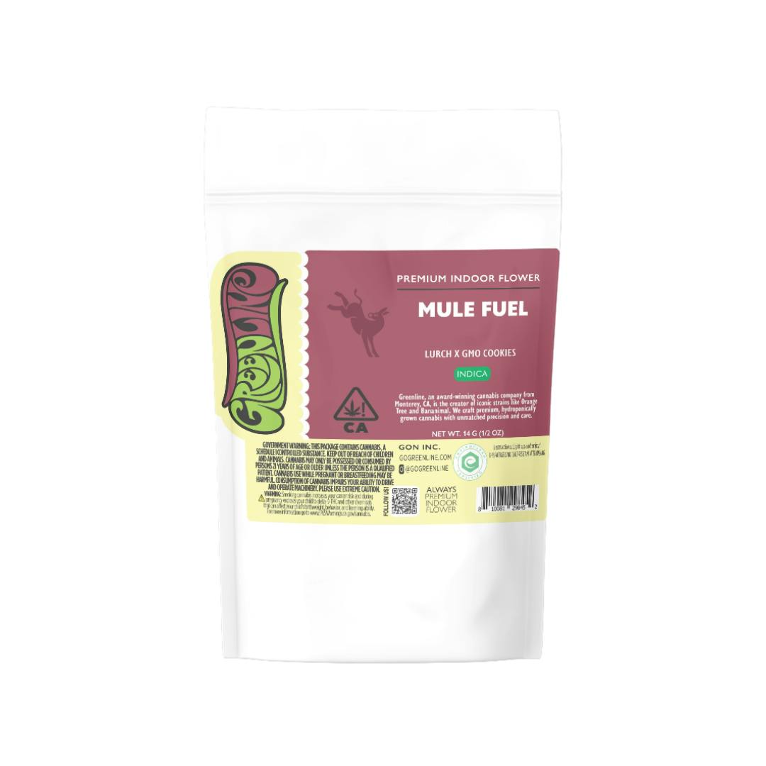 Greenline - Mule Fuel - 1/2 oz - Indoor - Indica - 14g - 1
