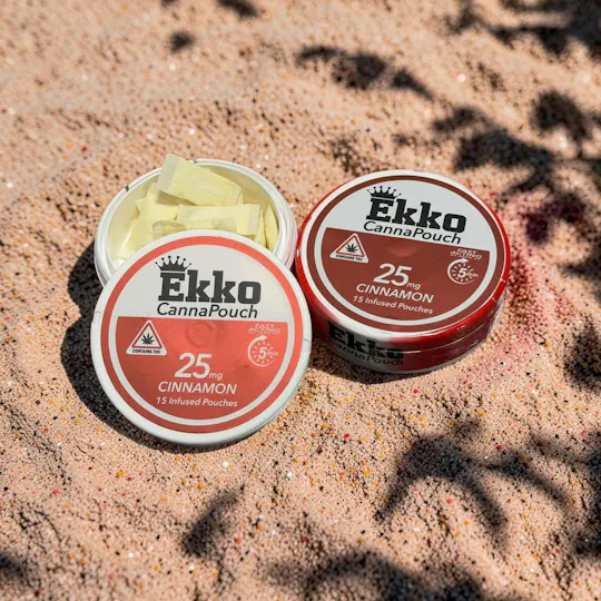 EkkoEssence - CannaPouch | Cinnamon Infused Pouches | 375mg | 15ct | 25mg/ea - 1