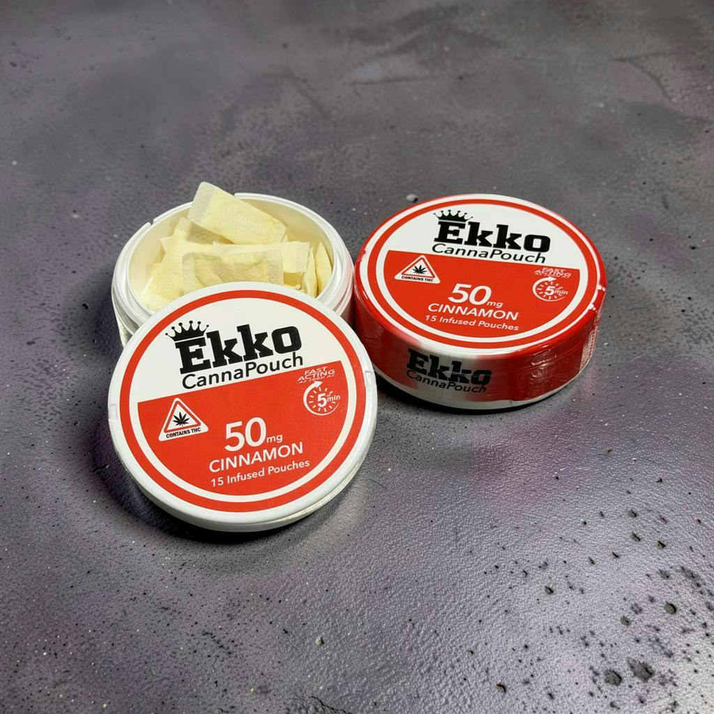 EkkoEssence - CannaPouch | Cinnamon Infused Pouches | 750mg | 15ct | 50mg/ea - 1