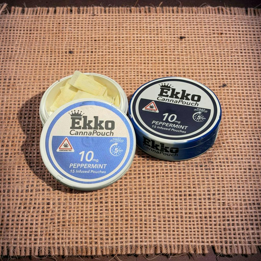 EkkoEssence - CannaPouch | Peppermint Infused Pouches | 150mg | 15ct | 10mg/ea - 1