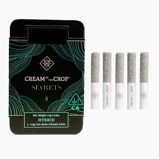 Cream of the Crop - COTC Secrets | Kush Z | Premium Infused Prerolls | 2.5g - 1