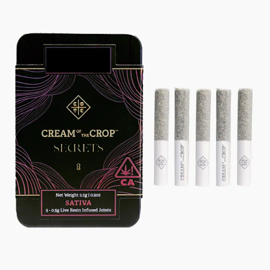 Cream of the Crop - COTC Secrets | Peach Ozz | Premium Infused Prerolls | 2.5g - 1