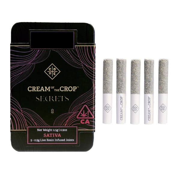 Cream of the Crop - COTC Secrets | Blue Haze | Premium Infused Prerolls | 2.5g - 1