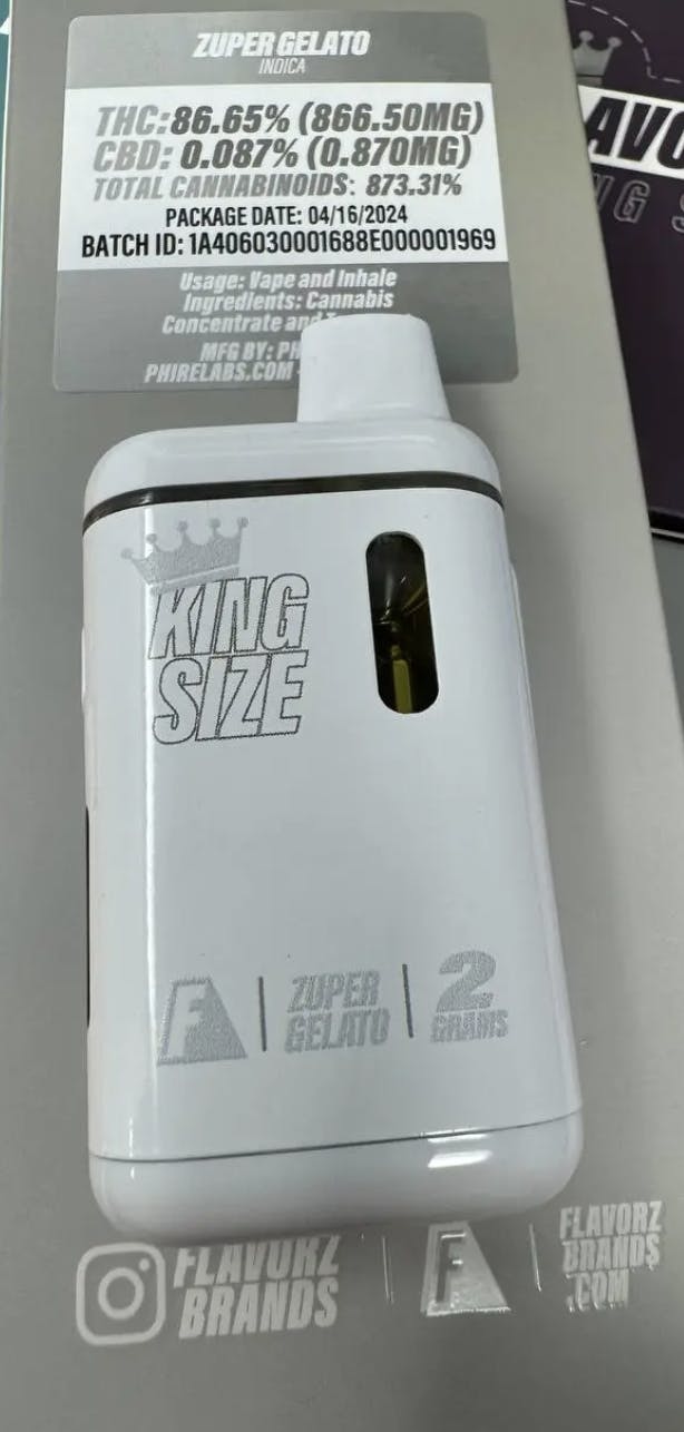 FLAVORZ - Flavorz | Zuper Gelato | Diamonds Disposable | 2g - 1