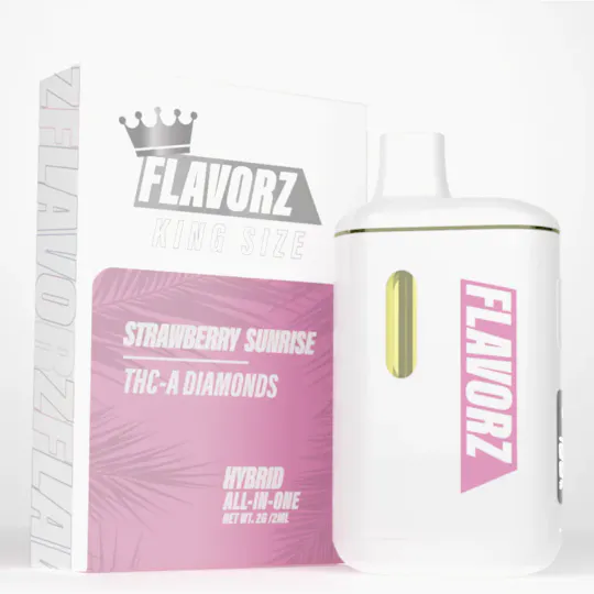 FLAVORZ - Flavorz | Strawberry Sunrise | Diamonds Disposable | 2g - 1