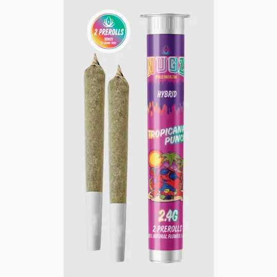 Nugz - NUGZ | Tropicana Punch | Joint | 1.2g each | 2pk - 1