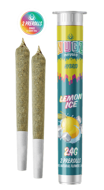 Nugz - NUGZ | Lemon Ice | Infused Joints | 1.2g each | 2pk - 1