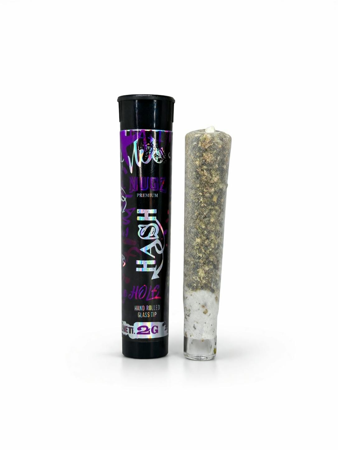 Nugz - NUGZ | Hash Hole | Infused Glass tip Blunt | 2g - 1