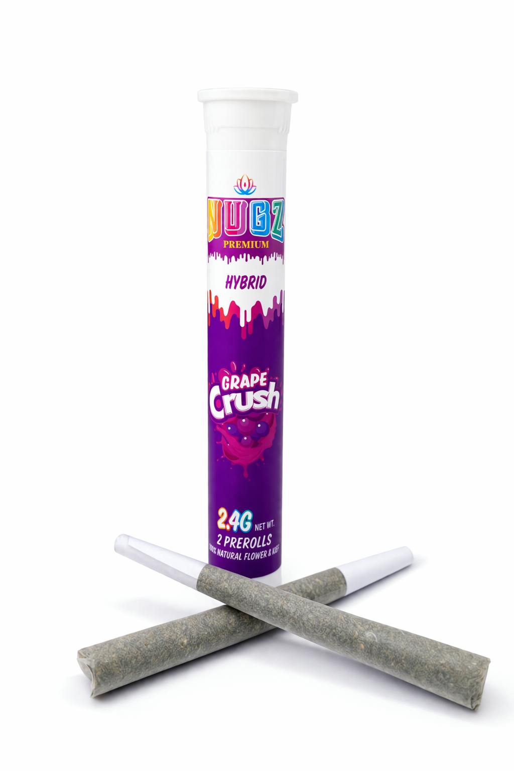 Nugz - NUGZ | Grape Crush | Infused Joints | 1.2g each | 2pk - 1
