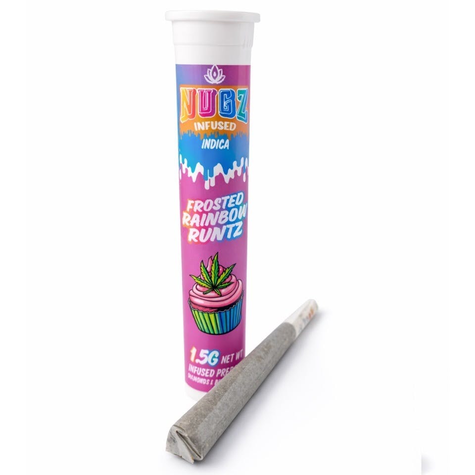 Nugz - NUGZ | Frosted Rainbow Runtz | Infused Joints | 1.2g each - 1