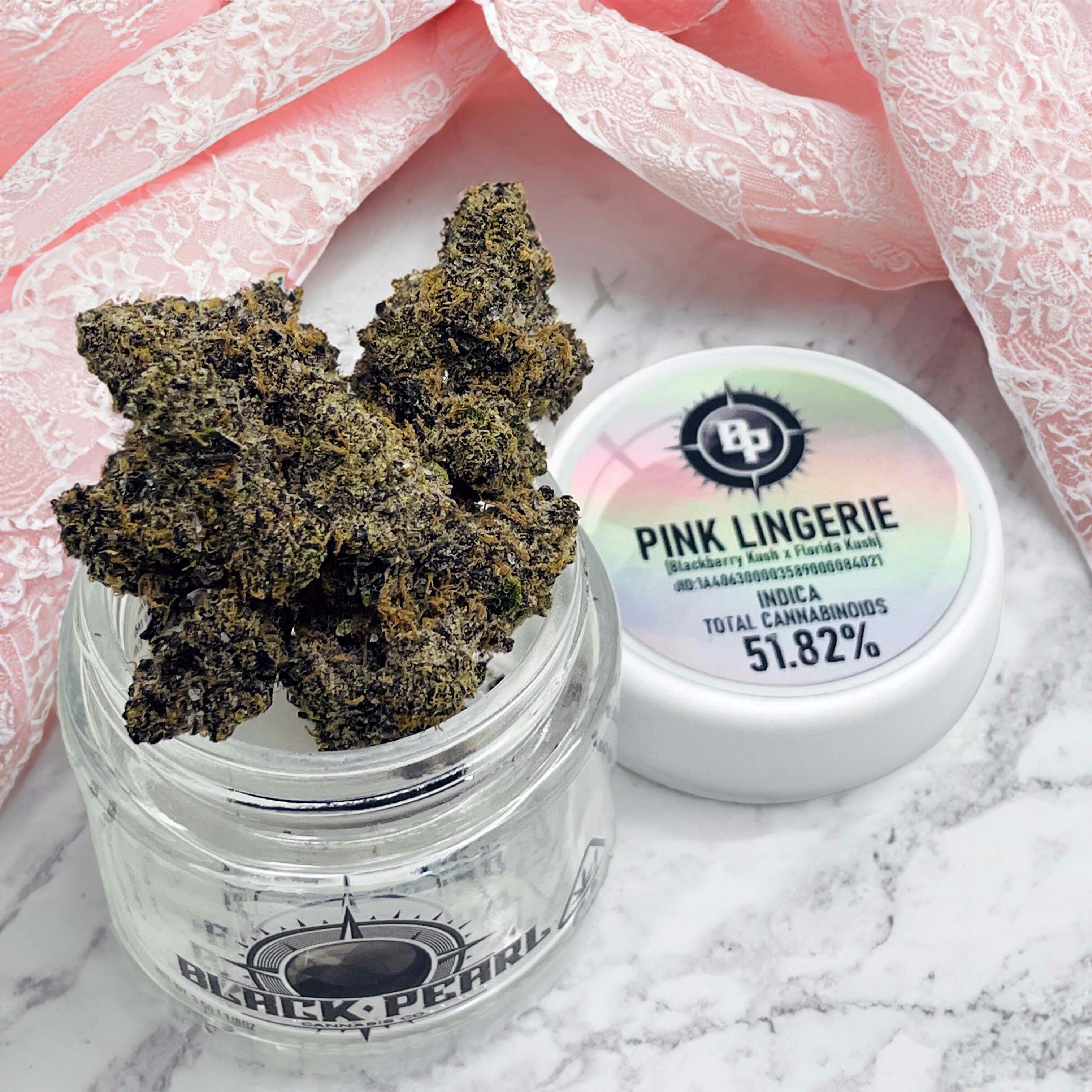 Twenty Two K / 22k - BLACK PEARL - Diamond Coated Indoor - Pink Lingerie - 3.5g | 1/8oz - 1