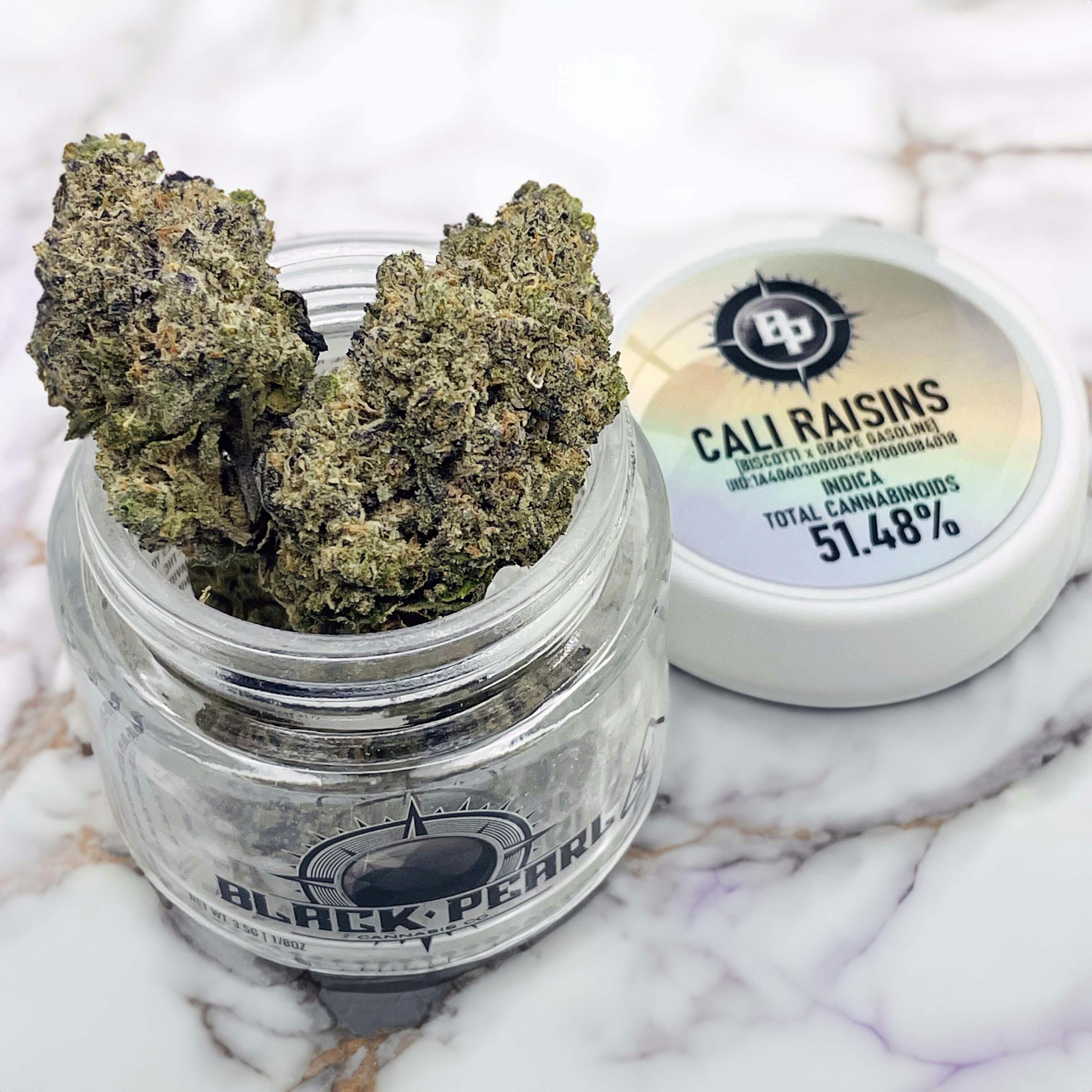 Twenty Two K / 22k - BLACK PEARL - Diamond Coated Indoor - Cali Raisins - 3.5g | 1/8oz - 1