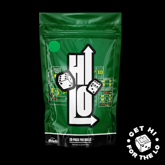 HILO - Hi-Lo | 1g Preroll - 28pk | Permanent Marker - 1