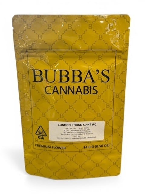 Bubba's Cannabis - Bubba's Cannabis | London Pound Cake | Smalls | 14g - 1