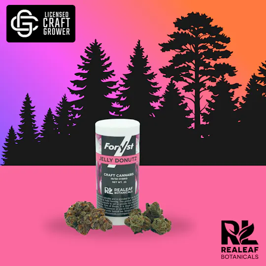 Realeaf Botanicals - Jelly Donutz Foryst Flower 2g - 1