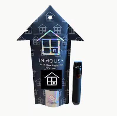 In House - In House | White Grapes | Live Rosin Disposable | 0.5g - 1