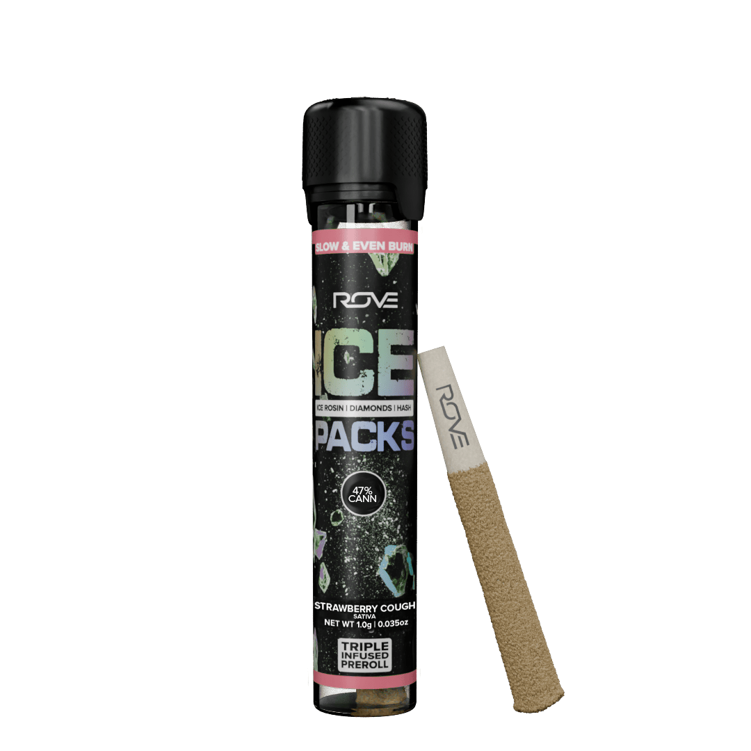 ROVE - Strawberry Cough - Infused Ice Packs (Rosin, Hash, and Diamonds) 1g - 1