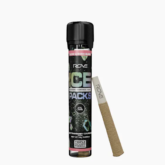 ROVE - Strawberry Cough - Infused Ice Packs (Rosin, Hash, and Diamonds) 1g - 1