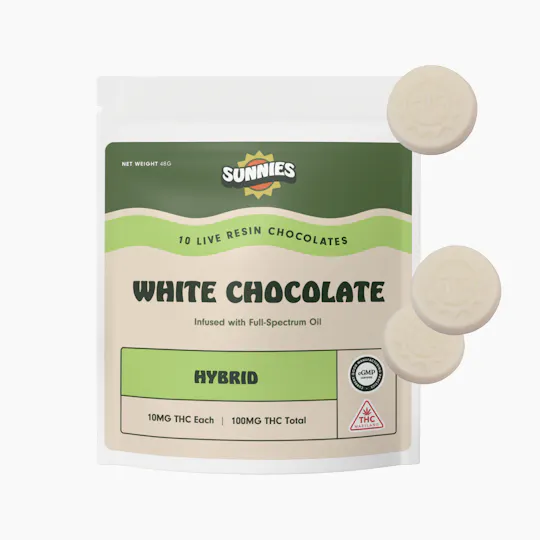 SunMed Growers - Sunnies Live Resin White Chocolate Hybrid 10pk - 1