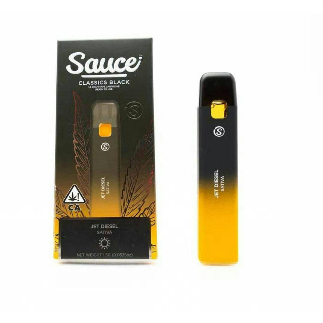 Sauce. - Sauce | Classics Black | Jet Diesel | Disposable | 1.5g - 1