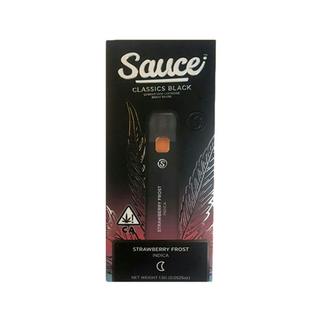 Sauce. - Sauce | Classics Black | Strawberry Frost | Disposable | 1.5g - 1