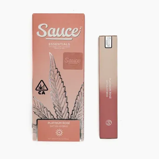 Sauce. - Sauce | Essentials | Platinum Rose | Live Resin Disposable | 1.5g - 1