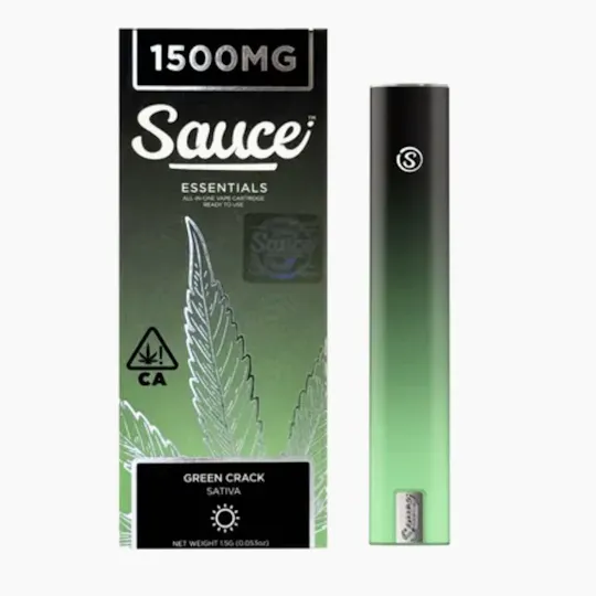 Sauce. - Sauce | Essentials | Green Crack | Live Resin Disposable | 1.5g - 1