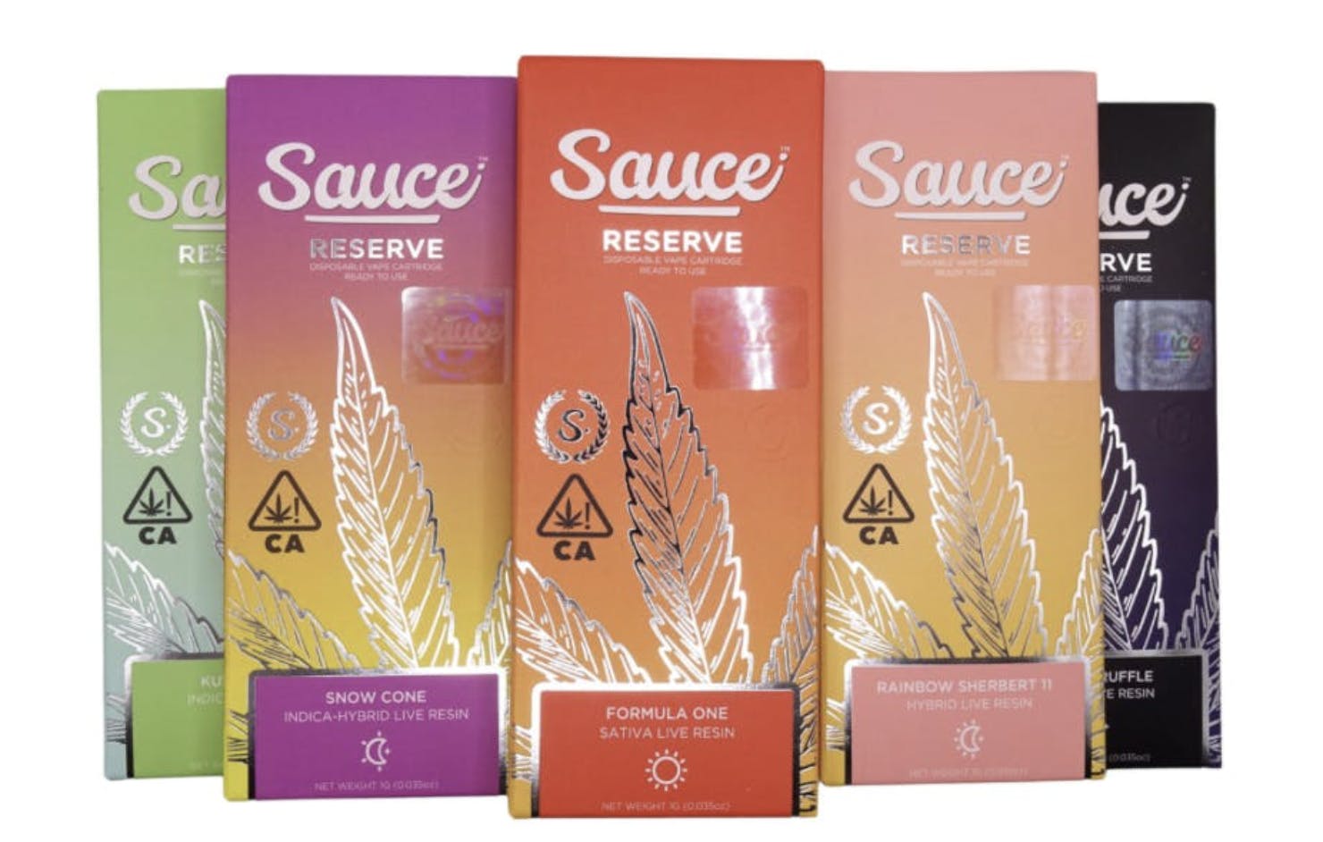 Sauce. - Sauce | Reserve | Rainbow Sherbert 11 | Live Resin Disposable | 1g - 1