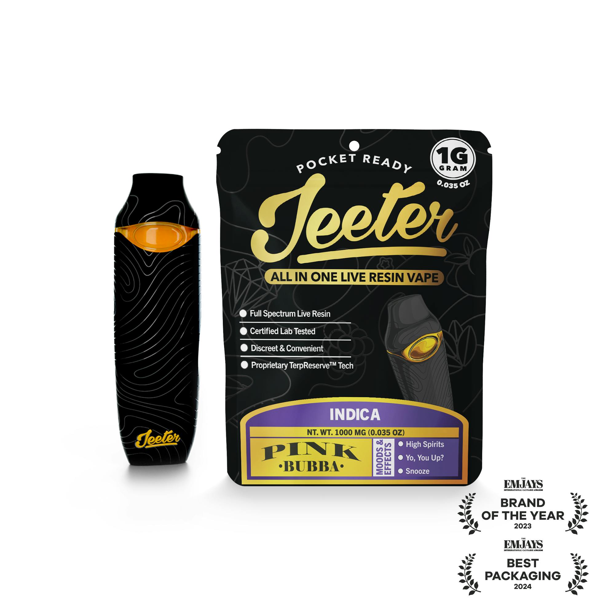 Jeeter - Jeeter | Pink Bubba | Live Resin Disposable | 1g - 1