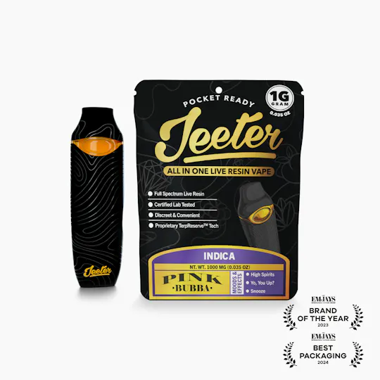 Jeeter - Jeeter | Pink Bubba | Live Resin Disposable | 1g - 1