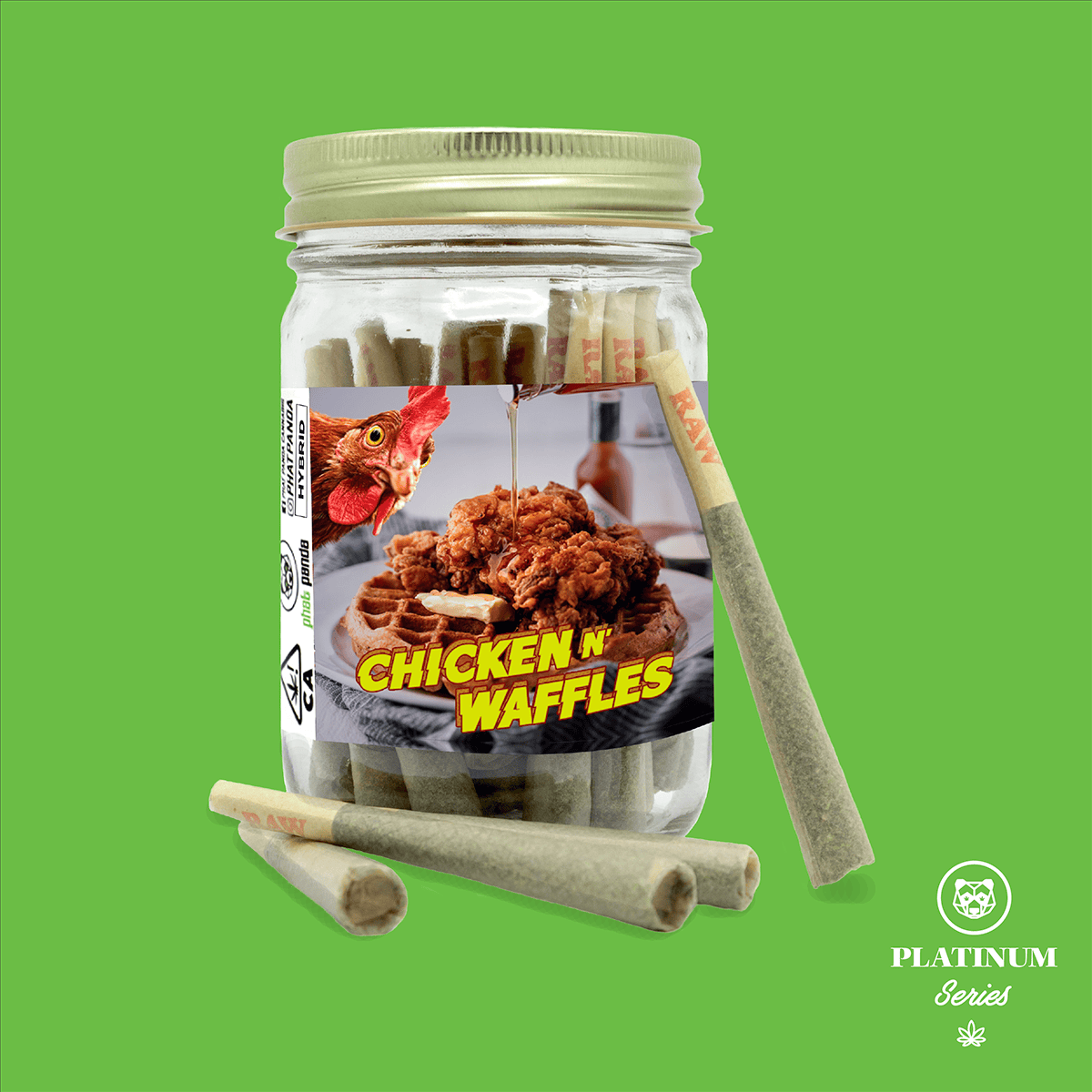 Phat Panda - Phat Panda | Chicken & Waffles | Joints | 1g each | 28pk - 1