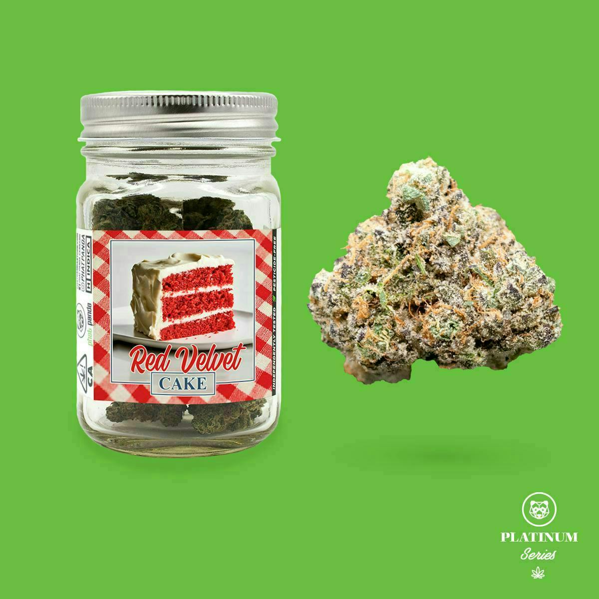 Phat Panda - Platinum | Red Velvet Cake | Big Buds | 14g - 1