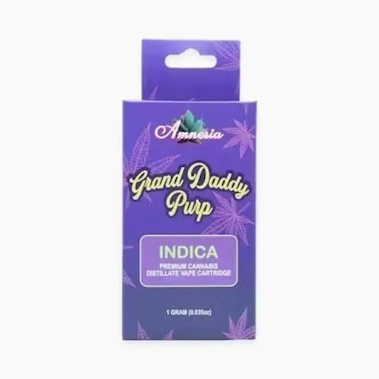 Amnesia MI - Amnesia MI | Grand Daddy Purp | Cartridge | 1g - 1